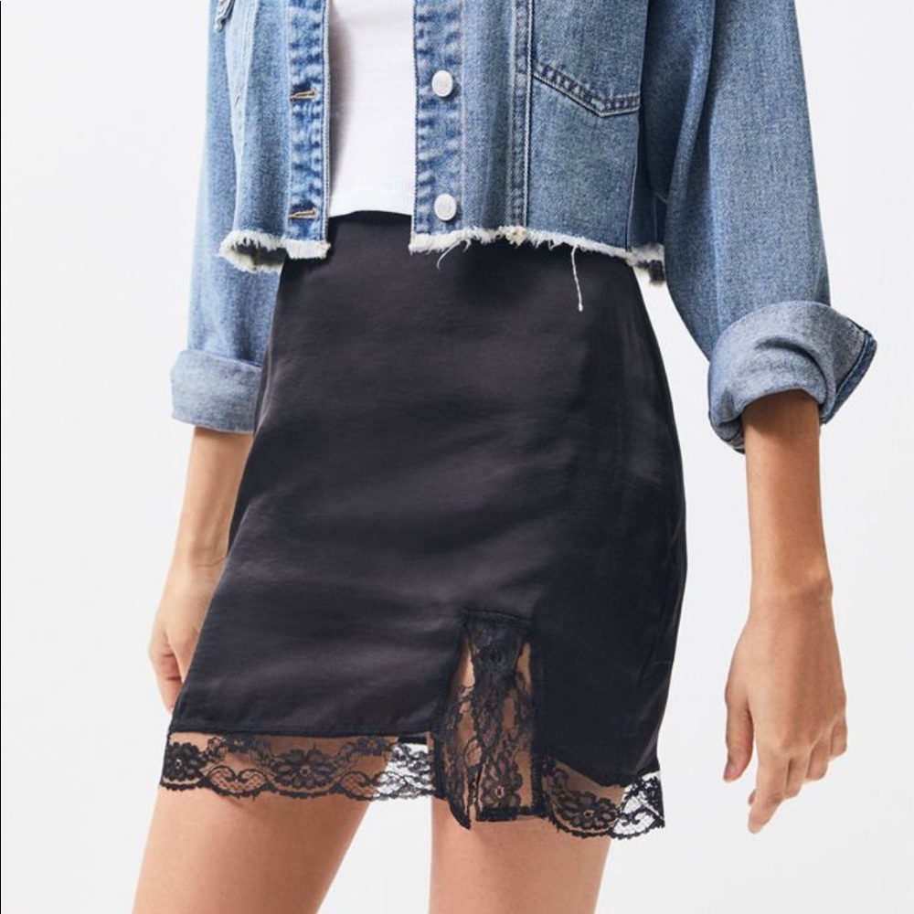 NWT Pacsun Lace Trim Skirt